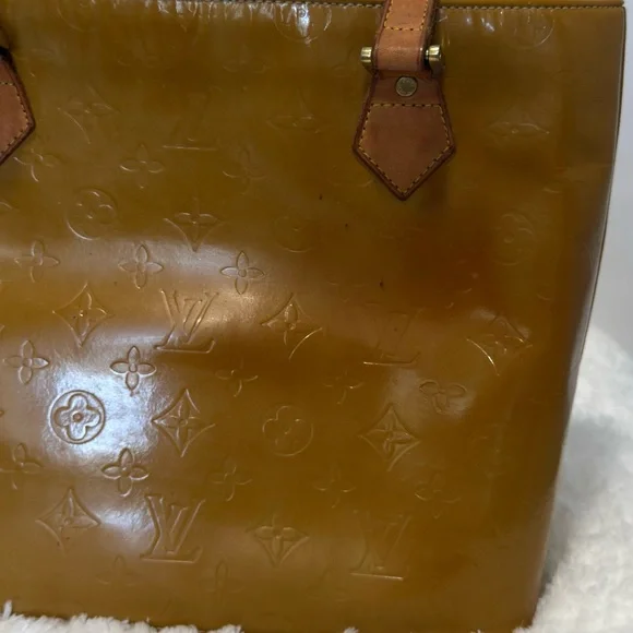 Vintage Louis Vuitton Cognac Monogram Vernis Tote - Picture 16 of 16